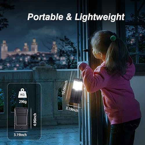3000mAh Large Capacity Hand Crank Solar Camping Lantern - Image 5