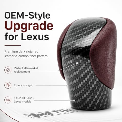 Gear Shift Knob Shifter for Lexus ES GS GX is NX RC RX 200t 300 350 450h 450hL - Image 4