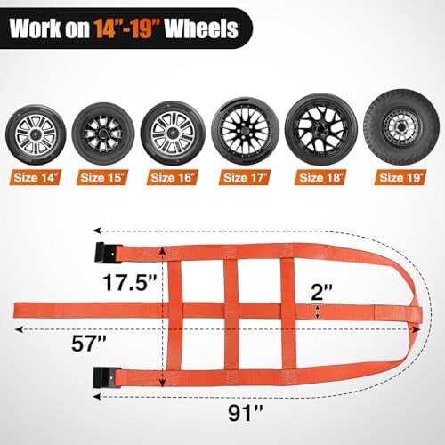 Nilight 2Pcs Tow Dolly Basket Straps - Image 2