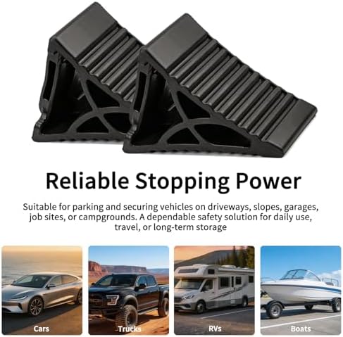 Rubber Wheel Chocks for RV Trailer - Image 6