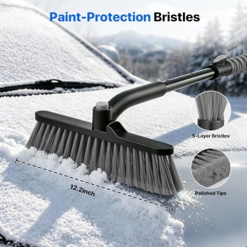 44 in Extendable Snow Brush and Ice Scraper - Image 3