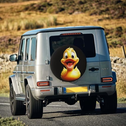 Funny Duck Spare Tire Cover Weatherproof Universal Wheel Protectors Cute Duck - Image 7