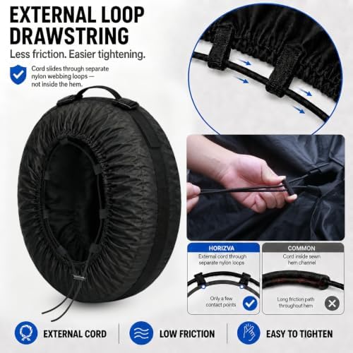 Tire Storage Bags, 4 Pack, Fits 23-25" Overall Tire Diameter - Image 5