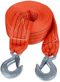 Tow Strap with Hooks 2in X20Ft Recovery Strap 10, 000LB Break Strengthened by JCHL