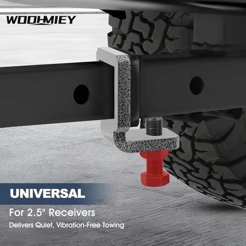 Anti Rattle Hitch Clamp 2 Inch & 2.5 Inch Heavy Duty Steel Hitch Tightener - Image 5