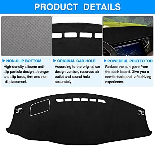 Autorder Dashboard Cover Mat for 2022-2024 Jeep Grand Wagoneer WS Accessories - Image 6