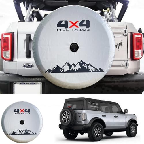 for Jeep Wrangler, Ford Bronco Spare Tire Cover - Image 4