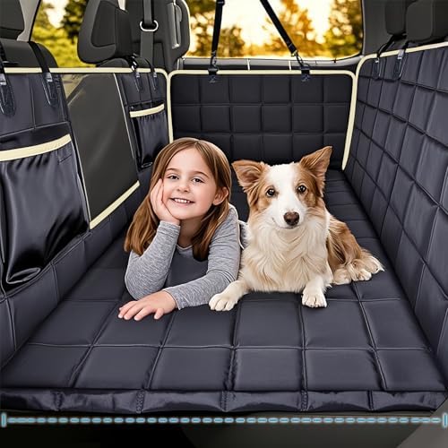 Lassie Dog Car Seat Covers for Back Seat, Waterproof Dog Car Hammock by Lassie