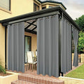 BONZER Outdoor Curtains for Patio Water Resistant by Bonzer