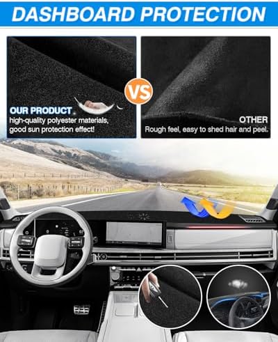 CARTIST Dash Cover fits for Hyundai Santa Fe MX5 2024 2025 2026 Dashboard Mat - Image 5
