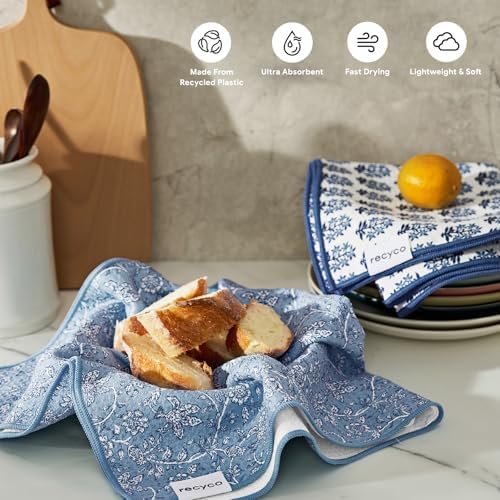 RECYCO Waffle Kitchen Towel Set of 2 - Image 2