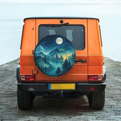 Spare Tire Cover Mountains Nature Scenery Wheel Covers Weatherproof Universal - Image 6