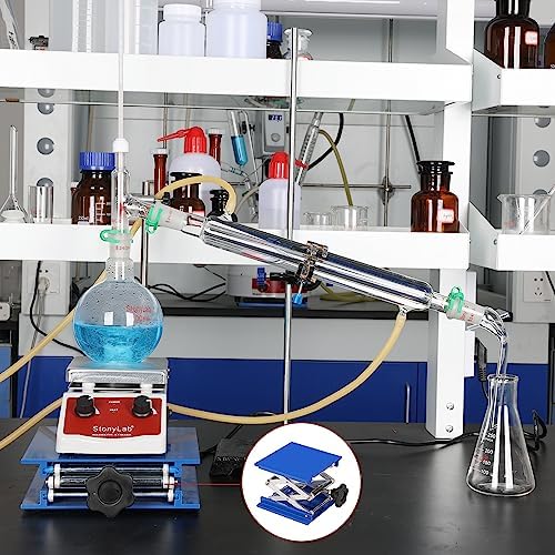 stonylab 8x8 inch Lab Jack, 200x200 mm Aluminum Alloy Top Deck Laboratory - Image 5