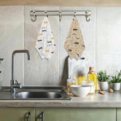 Cute Cat Trump Decor Kitchen Towels Funny Gifts - Image 6
