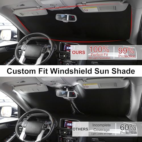 Windshield Sun Shade for 2014-2017 2018 BMW X5 Accessories - Image 3