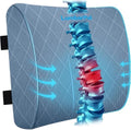 Lumbar Support Pillow for Office Chair, Back Support, Memory Foam by LumbarPal