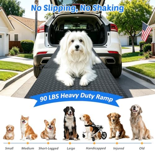 Dog Ramp for Car SUV, Adjustable Pet Ramp - Image 6
