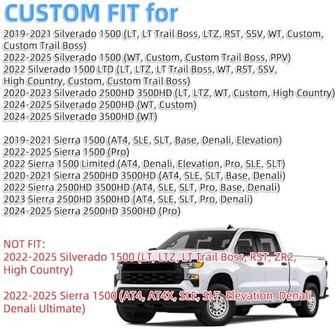 SKYLOTEC Dash Cover Mat for 2019-2025 Chevy Silverado 1500 2500HD 3500HD - Image 3