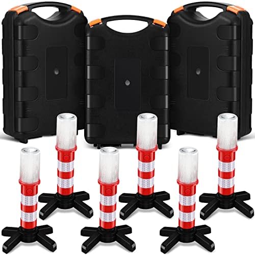 Riakrum 20 Pcs Emergency Roadside Flares Bulk Kit LED Safety Strobe Road by Riakrum
