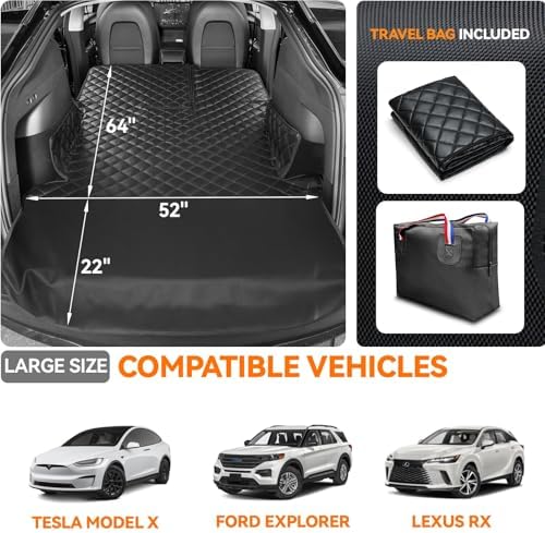 Heavy-Duty Leather SUV Cargo Liner - Image 5