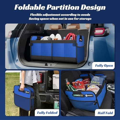 Sposuit Trunk Organizer for Car - 70L Collapsible Sturdy Car Storage - Image 4