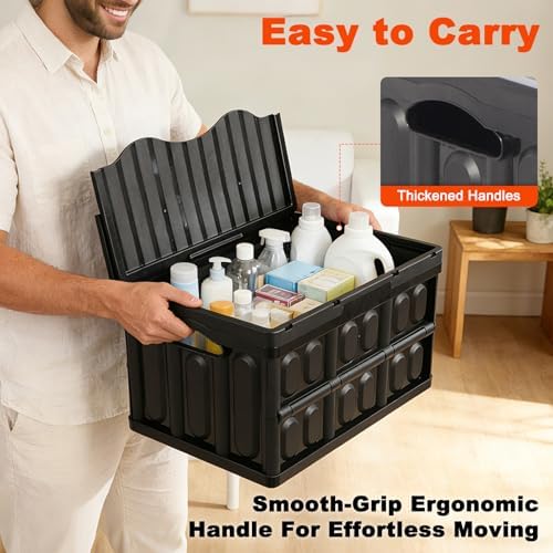 Collapsible Storage Bins, Collapsible Crates Basket - Image 6