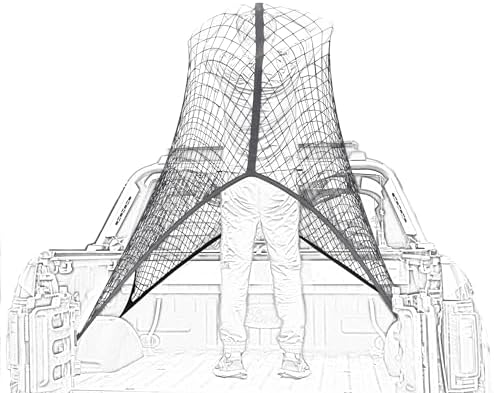 Highly Elastic Cargo Net, Simple Truck Bed Cargo Mesh Organizer, Suitable by SENYAZON