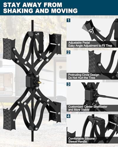X-Shape Wheel Chocks Stabilizer - Image 4