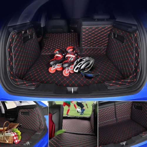 Trunk Mat for Cadillac XT4 2020-2026 Black w/Black Stitching - Image 3