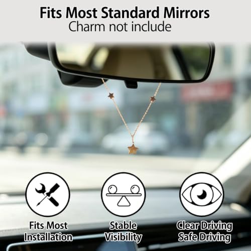 VANEST 10 Packs Rearview Mirror Charm Hanger - Image 2