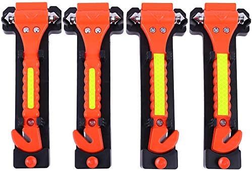 4PCS GoDeCho Car Emergency Window Breaker and Seat Belt Cutter Hammer Tool - Image 2