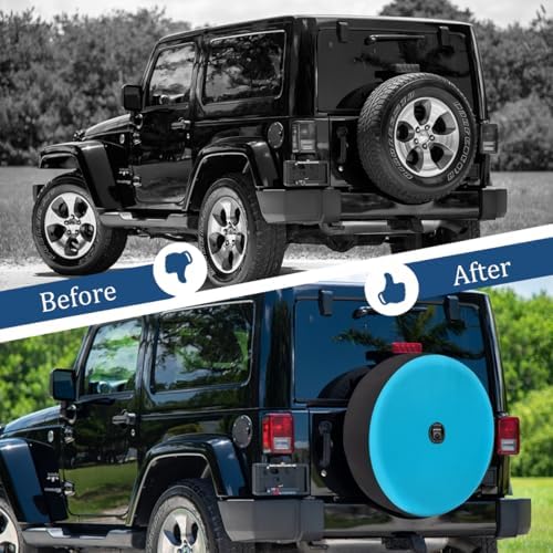 Spare Tire Cover with Backup Camera Hole Fit - Image 5
