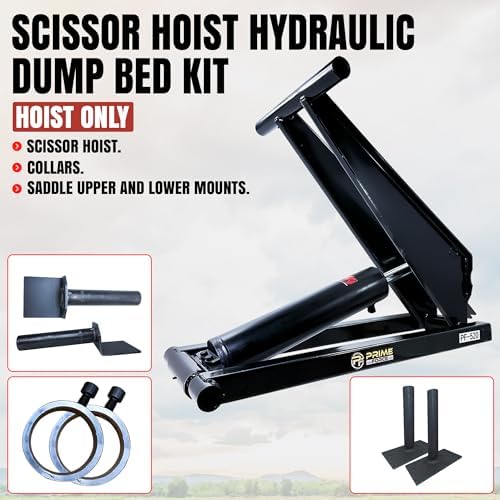 10 Ton Hydraulic Dump Trailer Scissor Hoist, Dump Bed Kit - Image 4