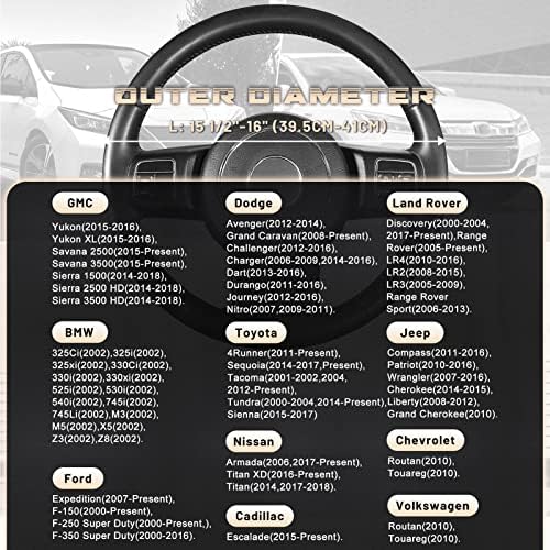 SEG Direct Plush Steering Wheel Cover 15.25"-16" Heavy-Duty, Summer Winter - Image 6