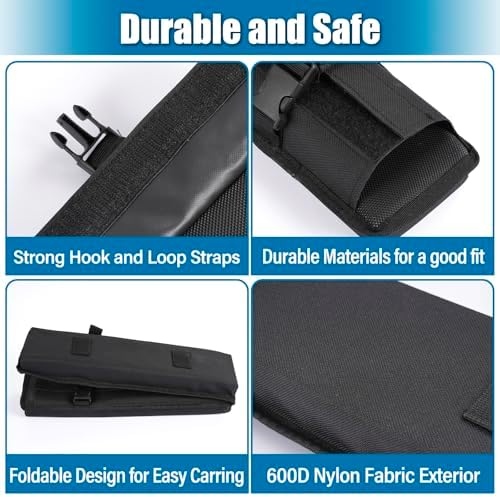 Soft Roof Rack Pads 30", 2 Tie Down Straps, 2 Tie Down Ropes, 2 Hood Loops - Image 5