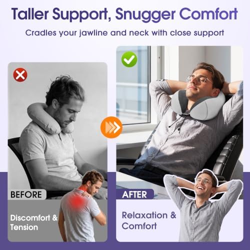 CloudBliss Memory Foam Travel Neck Pillow - Image 6