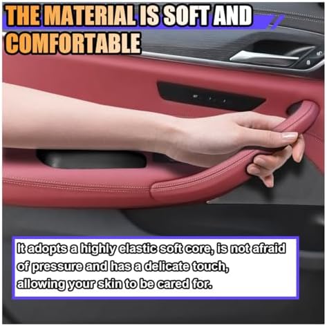 2PCS Car Door Armrest Pads, Soft Memory Foam Car Knee Leg Elbow Cushion - Image 6