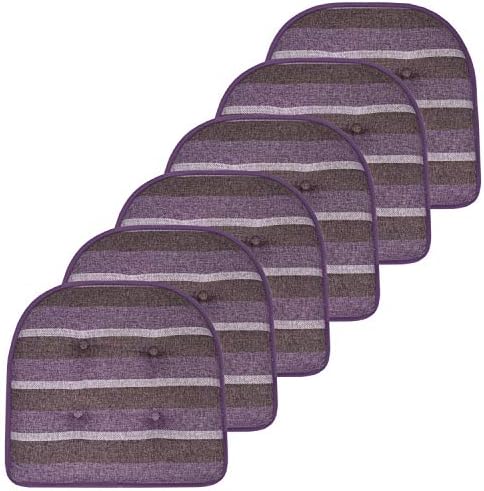 Sweet Home Collection Chair Cushion Memory Foam Pads Tufted Slip Non Skid by SweetHomeCollection