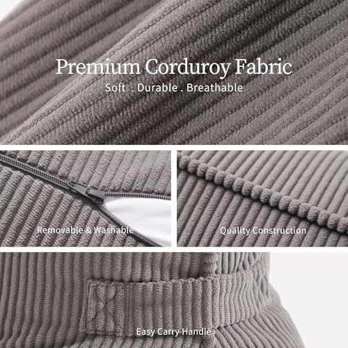 Pat. Pend. Corduroy Lumbar Support Pillow - Image 6