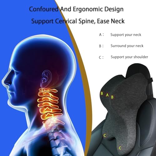 Car Neck Pillow for Driving Gaming Chair Headrest Pillow Office Chair Neck - Image 4