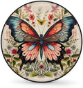 Spare Tire Cover for RV Trailer, Retro Butterfly Flower Tire Covers Universal by Unknown