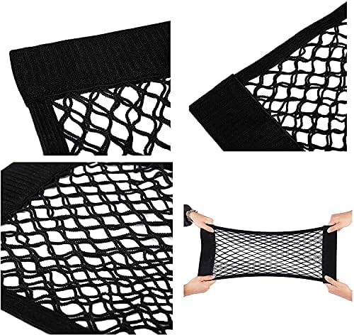 Universal Mesh Cargo Net Storage Net Wall Sticker Organizer Pouch Bag Storage - Image 4