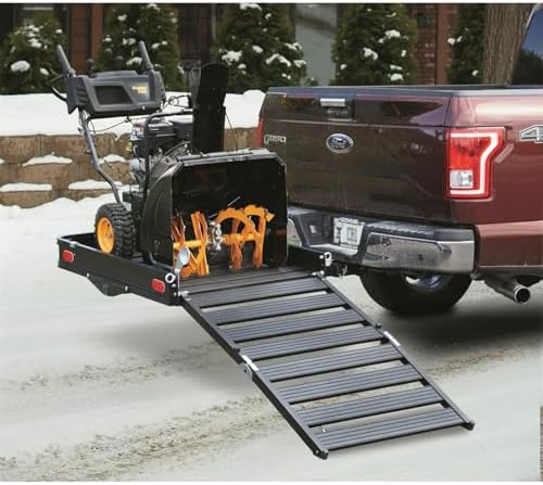 Guide Gear Vehicle Hitch Cargo Carrier, Pickup Truck Ramps Aluminum, 3-Position by GuideGear