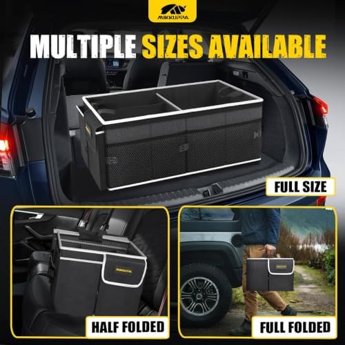 MIKKUPPA Trunk Organizer with Lid - 65L Collapsible Car Organizer - Image 5