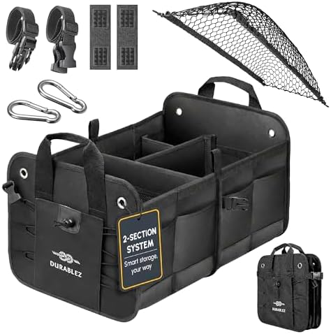 Car Trunk Organizer for SUV, and Van by DURABLEZ