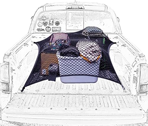 Highly Elastic Cargo Net, Simple Truck Bed Cargo Mesh Organizer, Suitable by SENYAZON