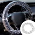 100 PCS Universal Car Disposable Steering Wheel Cover by Unknown