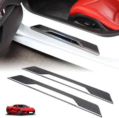 2PCS Car Door Sill Protector, Automotive Door Entry Guard Compatible by Suetlcoity