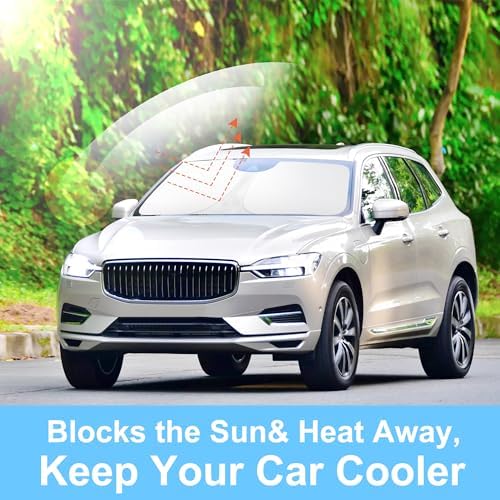 Windshield Sun Shade for 2018-2025 2026 Volvo XC60 Accessories - Image 6