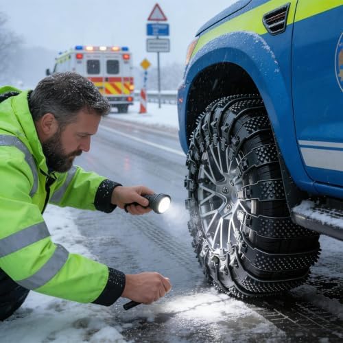 Tire Zip Ties for Snow Adjustable Anti-Skid Winter Car Grips - Image 3